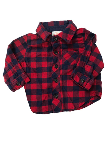 Button-Down Long Sleeve 0-3mo Cat & Jack