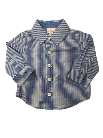 Button- Down Long Sleeve 0-3 Cat & Jack
